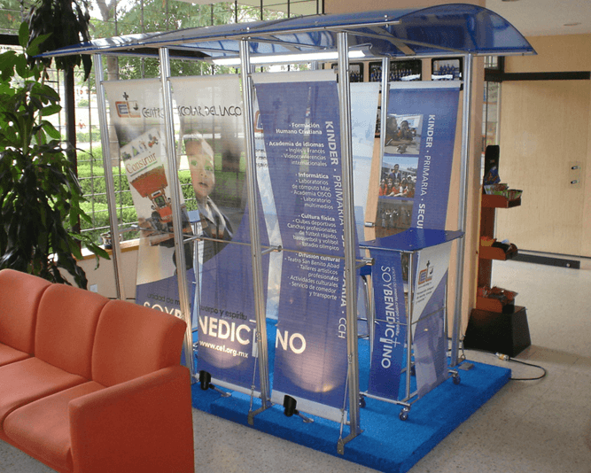 instalación de cabina/booth Soy Benadictino
